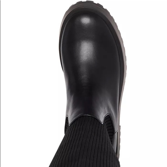 Steve Madden- Scoop Over-the-Knee Knit Lug Sole Boot (NWT) - Picture 13 of 16